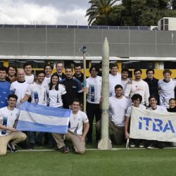 El equipo ITBA Rocketry Team que representará al país en Estados Unidos.