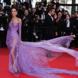 La actriz y productora estadounidense Demi Moore, miembro del jurado, llega a la proyección de la película "La Vie d'une femme" (La vida de una mujer) en la 79ª edición del Festival de Cine de Cannes, en Cannes, al sur de Francia. | Foto:Valery Hache / AFP