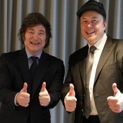 Javier Milei y Elon Musk | Foto:CEDOC