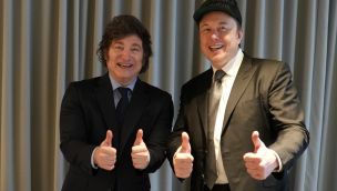 Javier Milei y Elon Musk