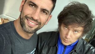 Manuel Quintar y Javier Milei