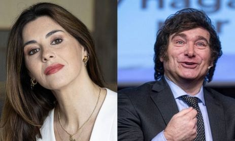 Marcela Pagano  y Javier Milei 15052026