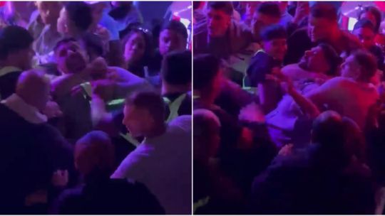 Escándalo total: Néstor Ortigoza terminó a las piñas en un boliche y lo sacaron entre cinco patovicas