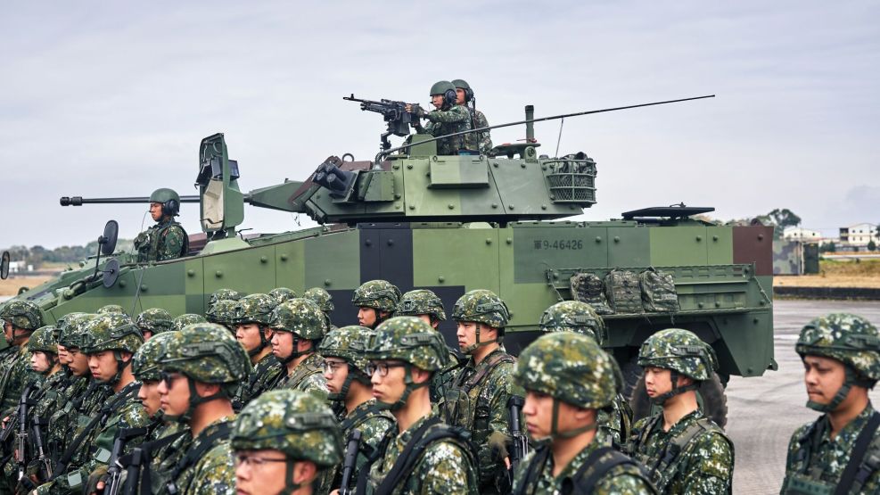 Taiwanese Military Exercise At Xinshe Facility