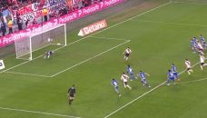Penal atajado por Ledesma
