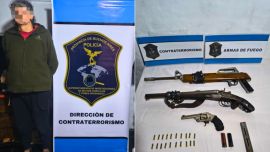 Detuvieron en La Plata a un acusado de ataques antisemitas: hallaron armas y bombas molotov en su casa