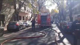 Incendio y pánico en Palermo: se prendió fuego un edificio y varias familias quedaron atrapadas