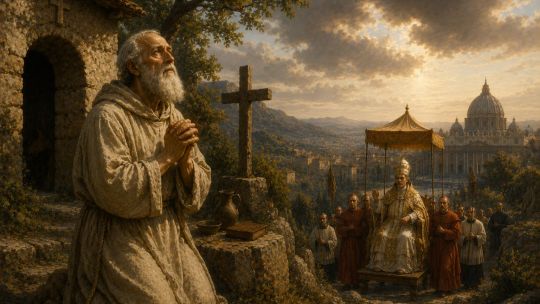 San Pedro Celestino, el humilde ermitaño que renunció al trono papal por amor a la oración