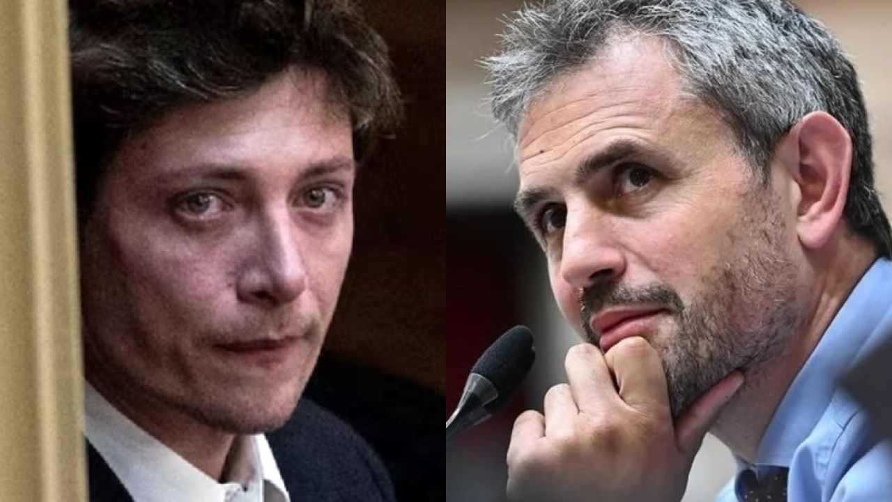 Santiago Caputo y Martín Menem 