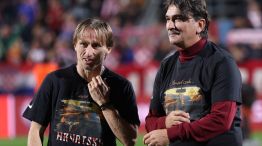 Luka Modric y Zlatko Dalic