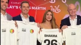 El polémico gesto de Shakira con las camisetas del Mundial 2026