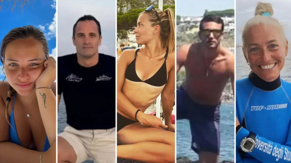 Las cinco víctimas fatales.