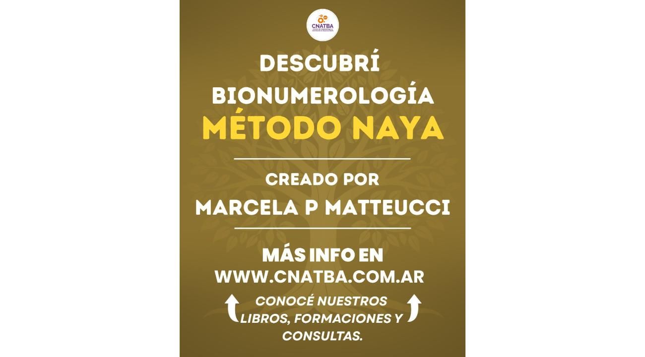 BIONUMEROLOGÍA MÉTODO NAYA SISTÉMICO