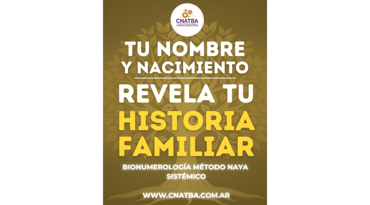 BIONUMEROLOGÍA MÉTODO NAYA SISTÉMICO