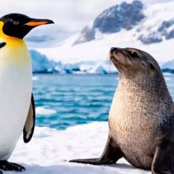 Los declives del pingüino emperador y del lobo marino antártico en la Lista Roja de la UICN son una llamada de atención sobre la realidad del cambio climático