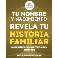 BIONUMEROLOGÍA MÉTODO NAYA SISTÉMICO
