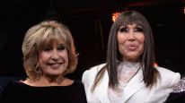 Moria Casán reveló qué le dijo a Georgina Barbarossa en el oído tras su encuentro en los Martín Fierro 2026	