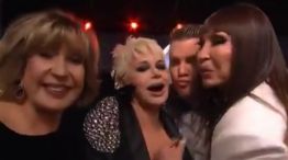 Santiago del Moro, Moria Casán, Georgina Barbarossa y Carmen Barbieri,