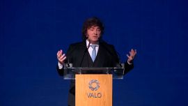 Javier Milei en el MALBA: "Sin empresarios no hay nada"