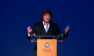 El presidente Javier Milei en Valo 19052026
