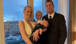 Maxi López y su familia
