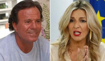 Julio Iglesias y Yolanda Díaz