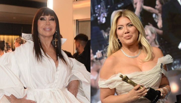 La imperdible reacción en vivo de Moria Casán tras el triunfo de Wanda Nara en los Martín Fierro 2026