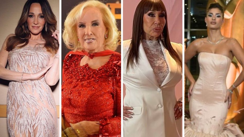 Vero Lozano, Mirta Legrand, Moría Casán y Juli Poggio