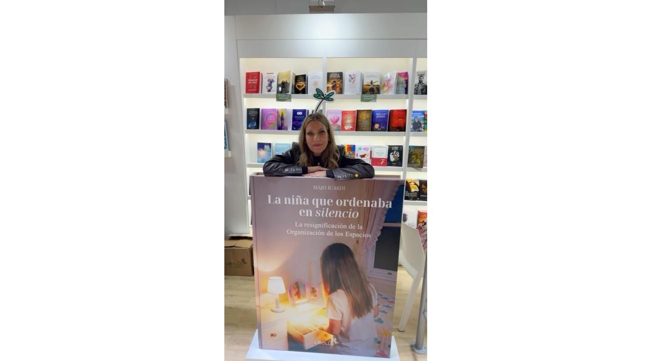 Majo Icardi de Braja y su primer libro La niña que ordenaba en silencio