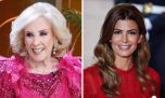 Juliana Awada y Mirtha Legrand coincidieron con looks azules y brillantes en un importante evento de la noche porteña