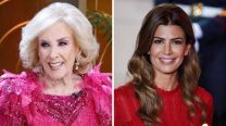 Juliana Awada y Mirtha Legrand coincidieron con looks azules y brillantes en un importante evento de la noche porteña