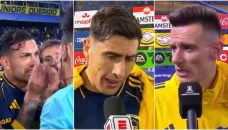 Leandro Paredes, Miguel Merentiel y Malcom Braida