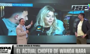 Wanda Nara, Mario Chamorro y Nicolás Payarola