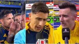 Leandro Paredes, Miguel Merentiel y Malcom Braida