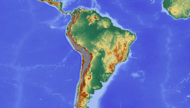 América Latina mapa 20052026