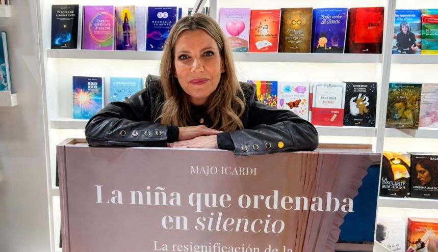 Majo Icardi de Braja y su primer libro La niña que ordenaba en silencio