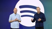 Alex Norström, codirector ejecutivo de Spotify, y Gustav Söderström, codirector ejecutivo de Spotify