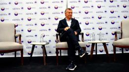 Mauricio Macri en el foro de expresidentes en la Universidad Austral