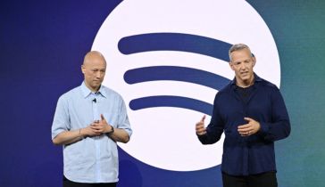 Alex Norström, codirector ejecutivo de Spotify, y Gustav Söderström, codirector ejecutivo de Spotify