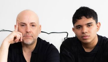 José María Muscari y su hijo Lucio