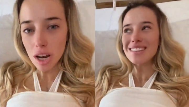 Zoe Bogach se mostró tras su cirugía estética: "Hermosa mañana, ¿verdad?"
