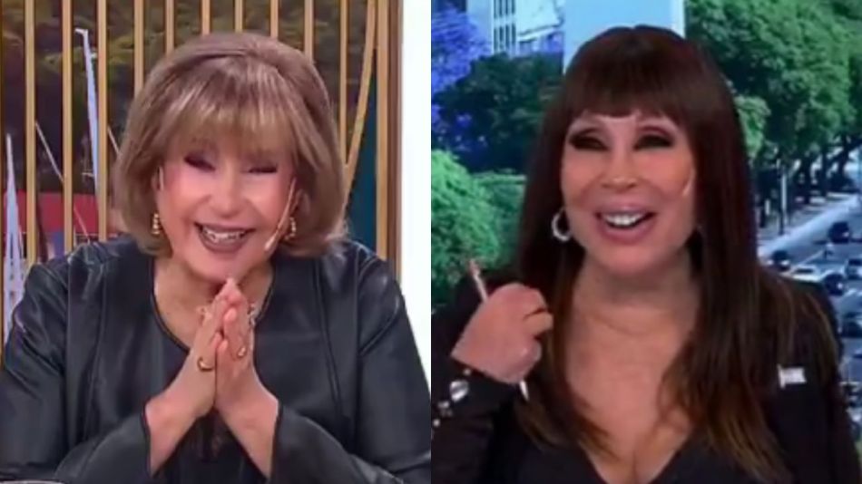 Georgina Barbarossa y Moria Casán