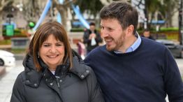 Federico Angelini con Patricia Bullrich en marzo de 2024