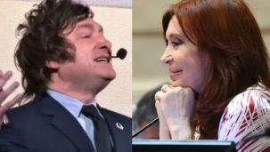 Javier Milei y Cristina Kirchner