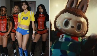 Lisa, las bailarinas y el Labubu