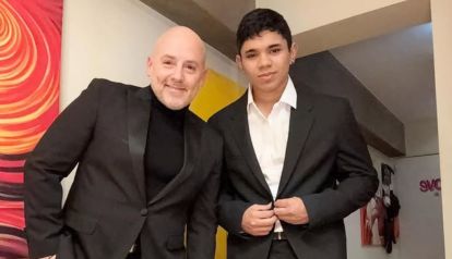 José María Muscari y su hijo Lucio