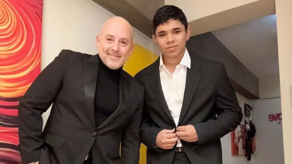 José María Muscari y su hijo Lucio