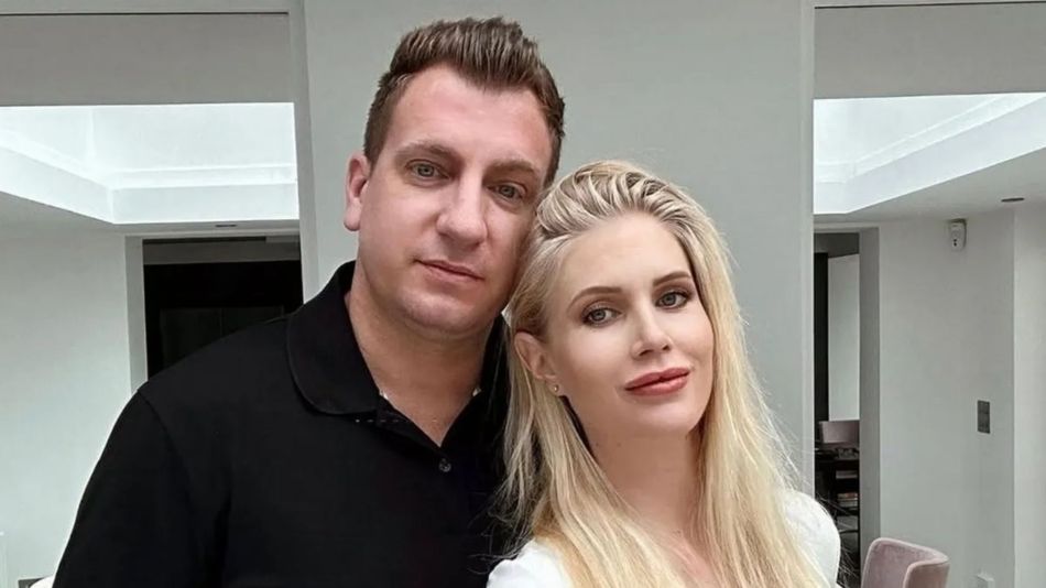 Maxi López y Daniela Christiansson