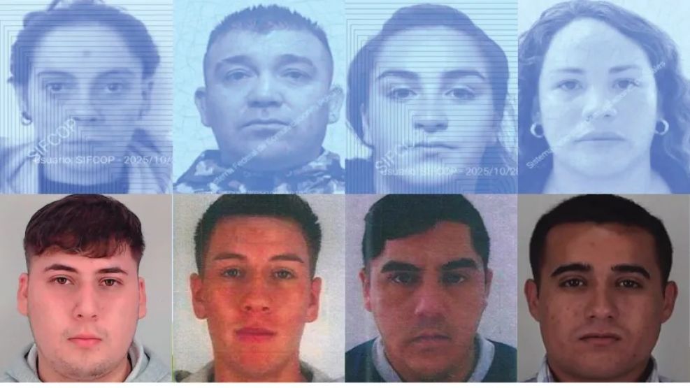 Recompensa de $5 millones por datos de ocho prófugos.