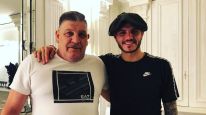 Mauro Icardi junto a su papá